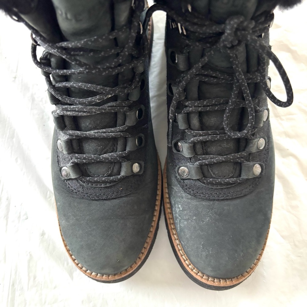 Cole Haan ZEROGRAND Explore Waterproof Hiking Boots Black SZ 6 B Worn 1X - Picture 14 of 15